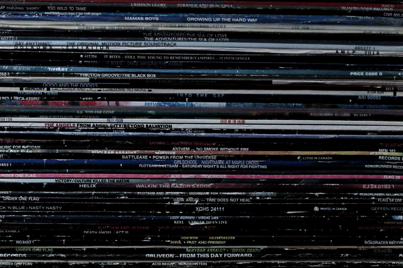 How Are Vinyl Records Made? Stack of Vinyl